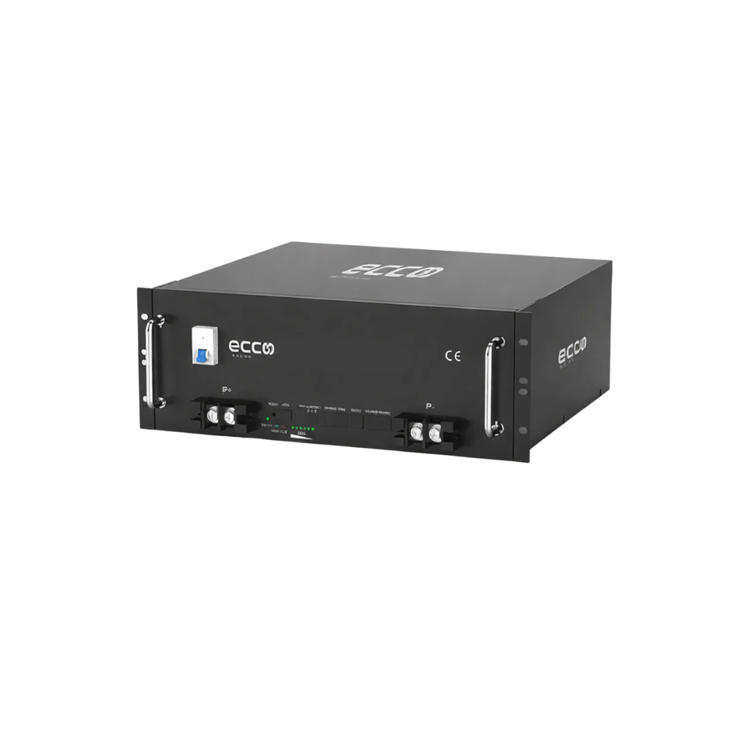 25.6V Ecco LR24100 100Ah LiFePO4 Battery 2.56kWh IP54