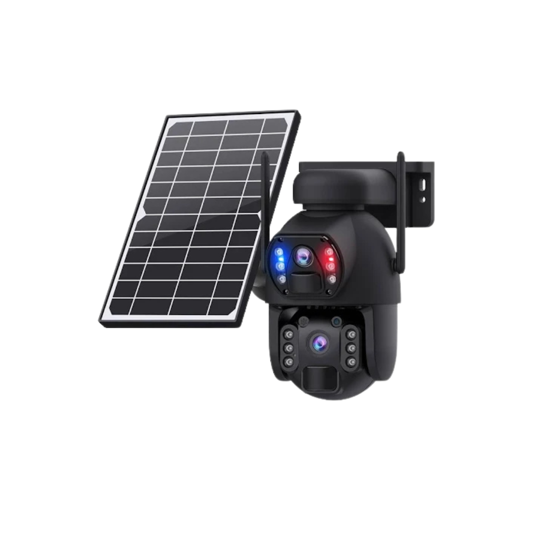 Andowl F599 4K Dual Lens Solar Camera IP66