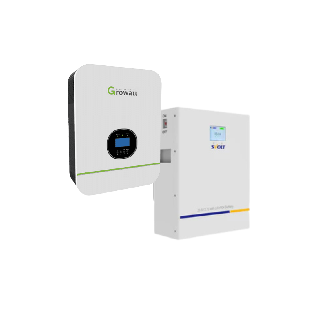 Growatt 3KVA / 3000W + 2.71kWh SVOLT Lithium Battery Backup Combo