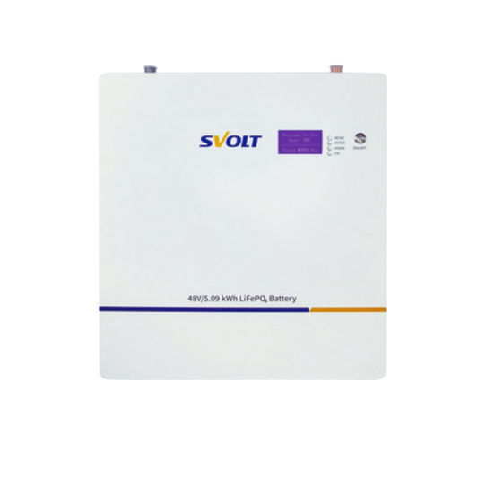 SVOLT 5.09kWh 106AH 48V Lithium Ion Battery (SQUARE - Wall Mounted) With BMS