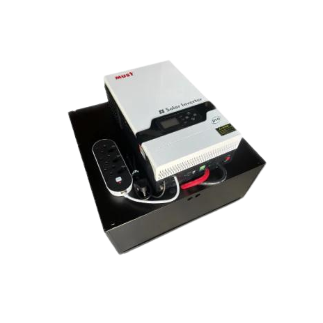 5.2KVA / 5200W MUST Hybrid Inverter + 5.43kWh LITHIUM Portable Plug & Play System (SOLAR READY)