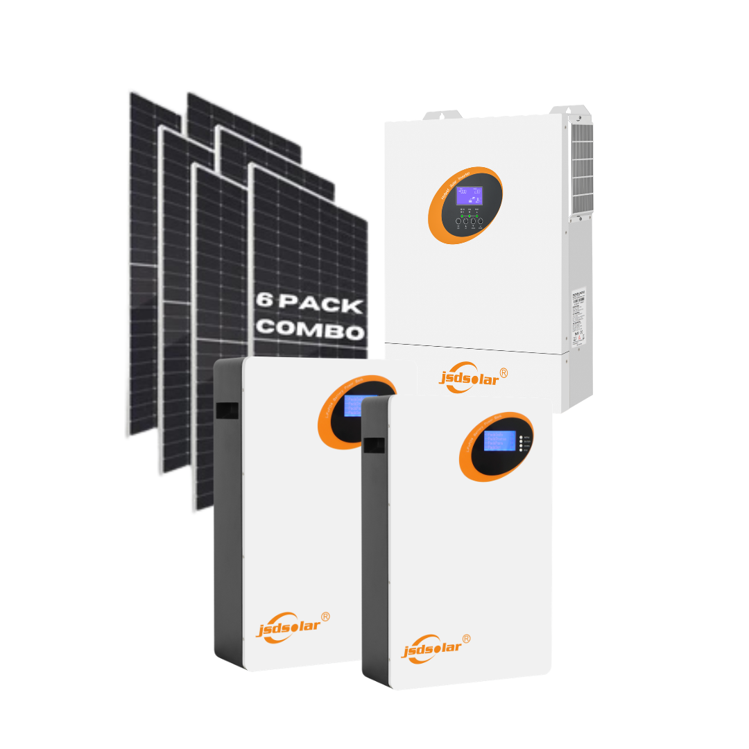 11KVA JSD Solar Hybrid Inverter MPPT 48V + 2x 5.12kWh JSD Lithium Battery + 6x 560W Tier 1 Solar Combo