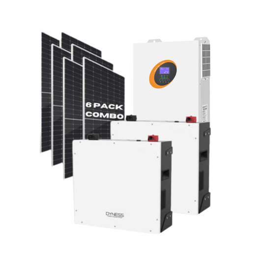 11KVA JSD Solar Hybrid Inverter + 2x 5.12kWh Dyness Lithium Battery + 6x 560W TIER 1 Solar Panel Off Grid Combo