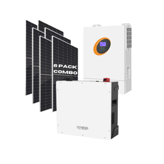 11KVA JSD Solar Hybrid Inverter + 5.12kWh Dyness Lithium Battery + 6x 560W TIER 1 Solar Panel Off Grid Combo