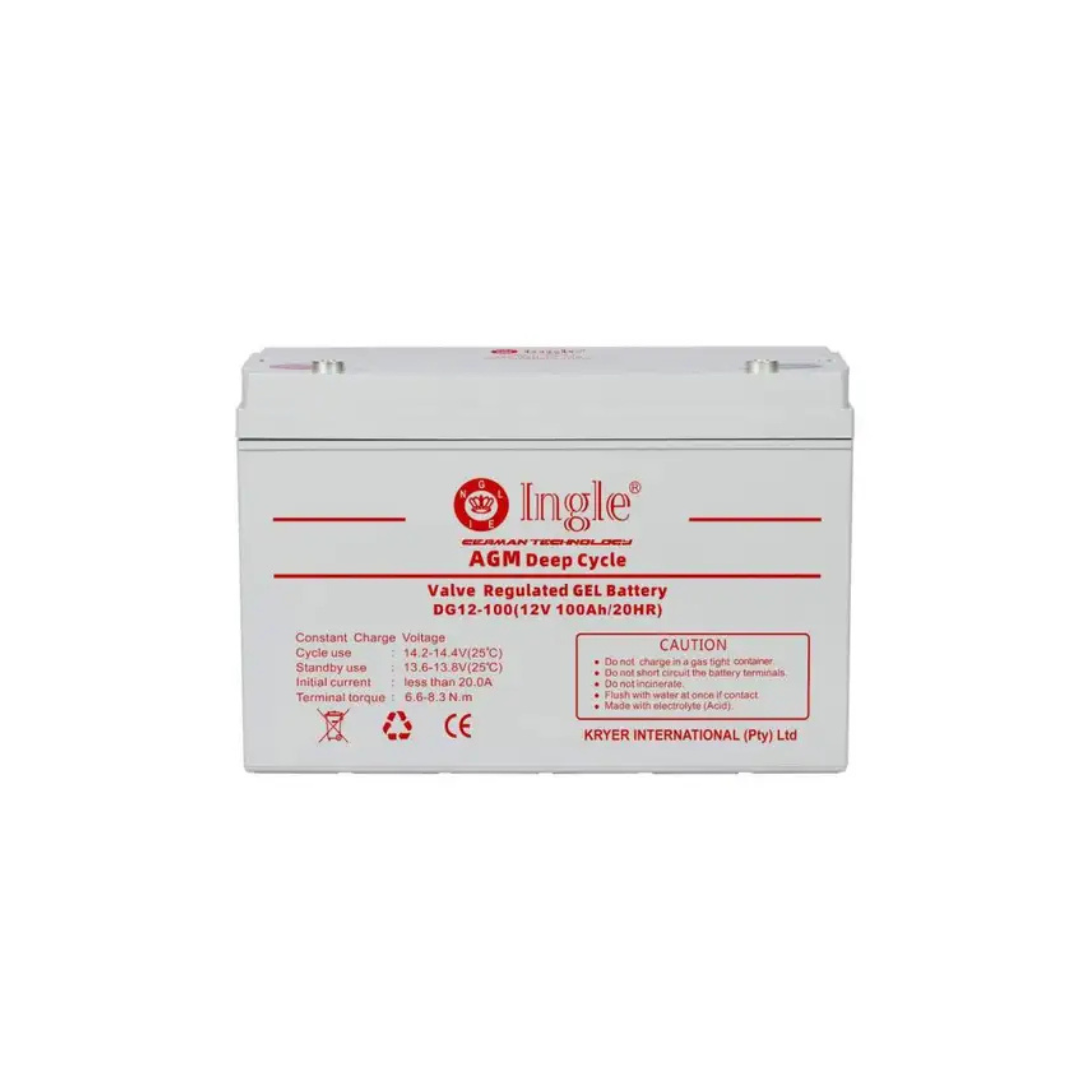12V 100AH INGLE Deep Cycle Gel Battery – The Solar Step