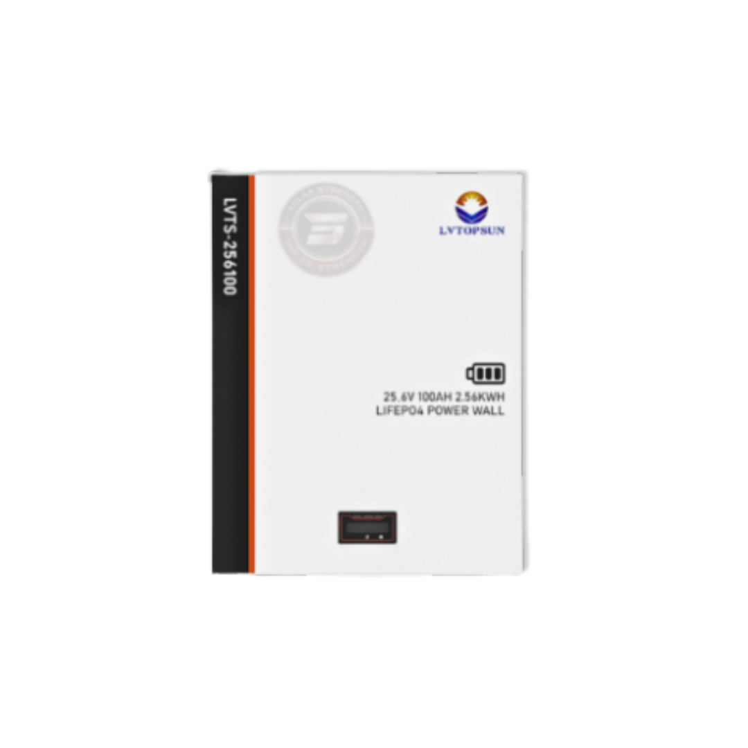2.56kWh TOPSUN 100Ah LiFePO₄ 25.6V Battery (Low-Voltage)
