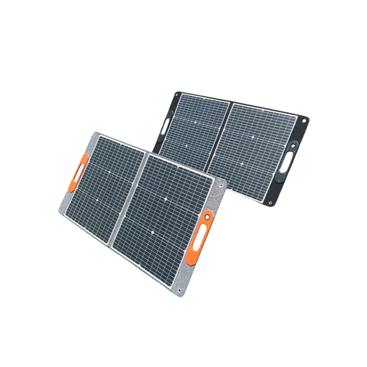 200W Foldable Solar Panel 2-Fold Portable Kit with Carry Handle