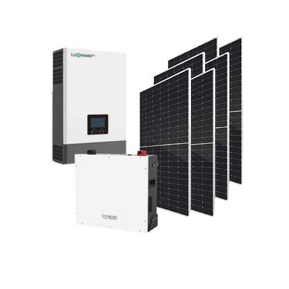 5KVA Luxpower MPPT Hybrid Inverter +6x 550W Megatron Tier 1 Solar Panel (HZS-550W) + 5.12 (DL5.0-1C) Dyness Lithium Battery Solar Backup Power Combo Kit