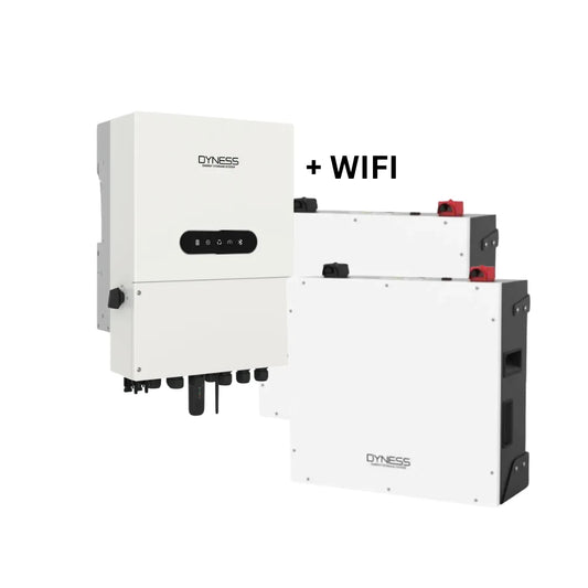 8KVA Dyness Hybrid Inverter (Single Phase) + 2x 5.12kWh Dyness Lithium Ion Battery BX51100