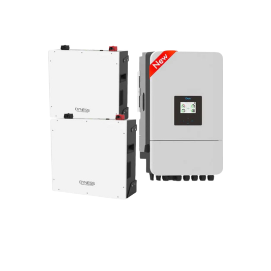 8KVA Deye MPPT Hybrid Inverter + 2x 5.12kWh Dyness Version 2 Lithium Battery Back Up Combo