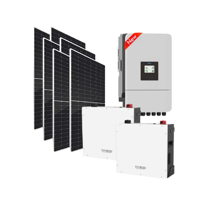 8KVA Deye Hybrid Inverter + 2x Dyness 5.12kWh Lithium Batteries + 6x 460W Tier 1 Solar Panel Combo
