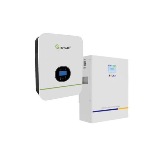 Growatt 3KVA / 3000W + 2.71kWh SVOLT Lithium Battery Backup Combo