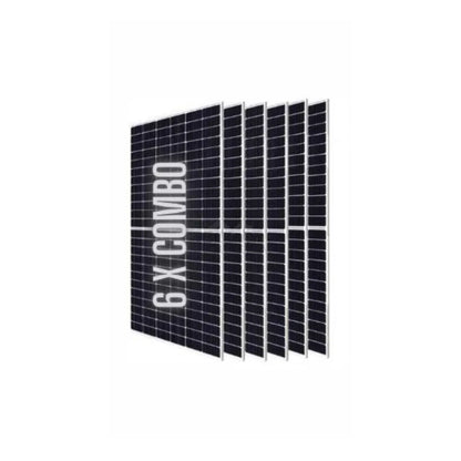 580W HZ Solar Mono Crystalline Solar Panel (6 Pack Combo)