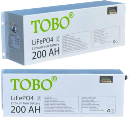 2.56kWh 200AH 12V TOBO Lithium Battery