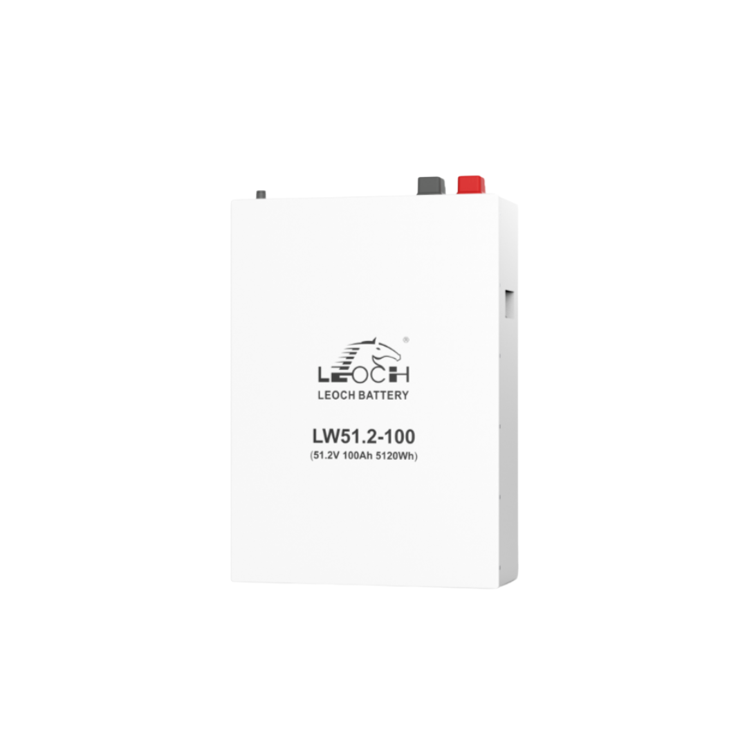 Leoch 5.12kWh 51.2V 100Ah Wall Mount Lithium Battery (LW51.2-100)