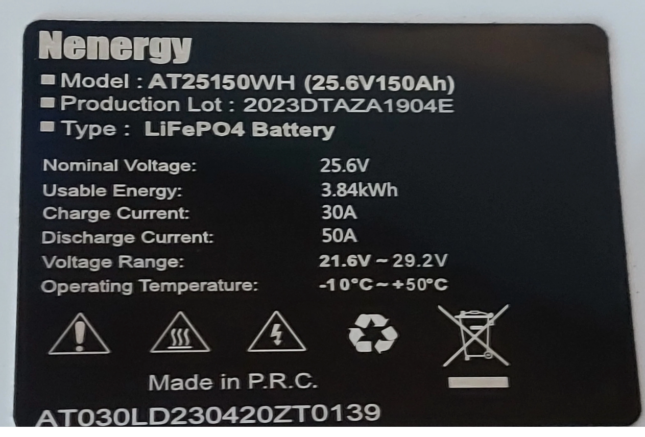 150Ah 24V N-ENERGY 3.6KWh Lithium-ion LiFePo4 Battery – The Solar Step