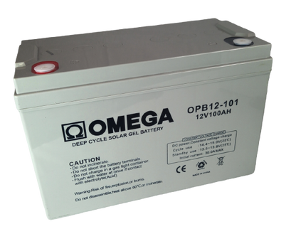 12V 100AH OMEGA Deep Cycle Gel Battery