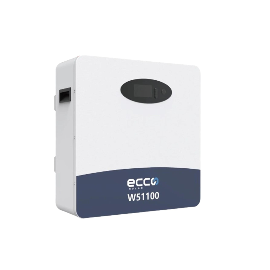 5.12kWh Ecco Lithium Battery 51.2V 100AH W51100 Wall-Mount