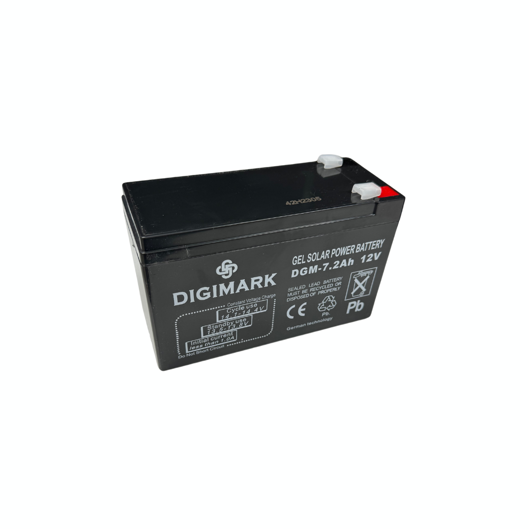 12V 7.2AH Digimark Gel Battery