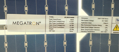 3KVA Growatt 24V Hybrid Inverter + 24V Ecco 2.56kWh Battery + 2x 460W Solar Panels Combo Kit