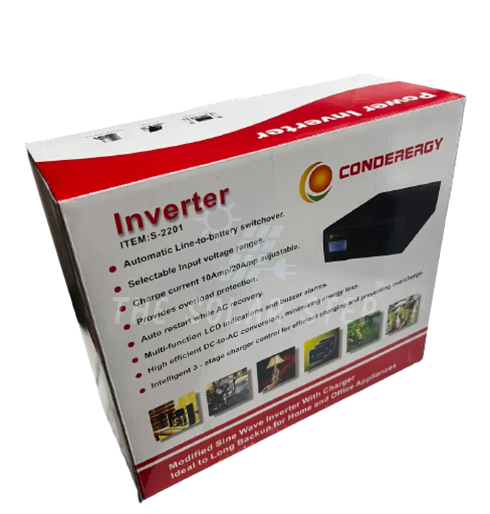 CONDERENERGY 12V Ups Inverter 1200VA / 720W – The Solar Step