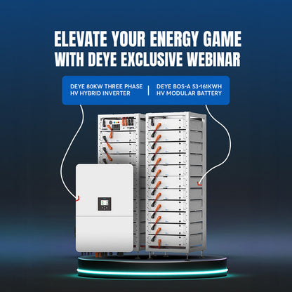 80KW Deye 3-Phase Hybrid High-Voltage Inverter