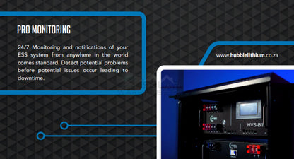 61.5kWh Hubble HV-615  High-Voltage LiFePO₄ Battery – Modular Rack ESS