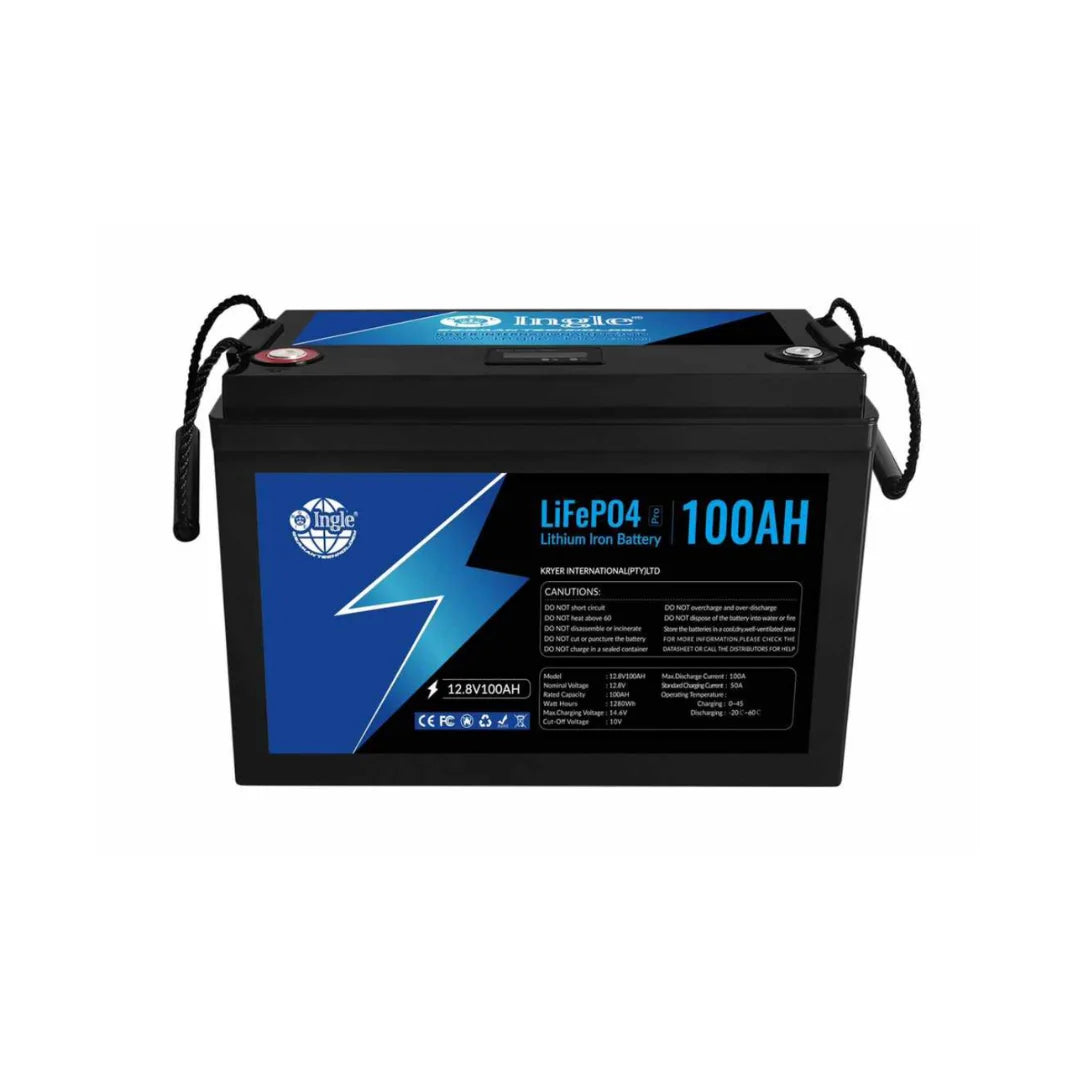 12.8V 100Ah Ingle LiFePO4 Battery 1.28kWh