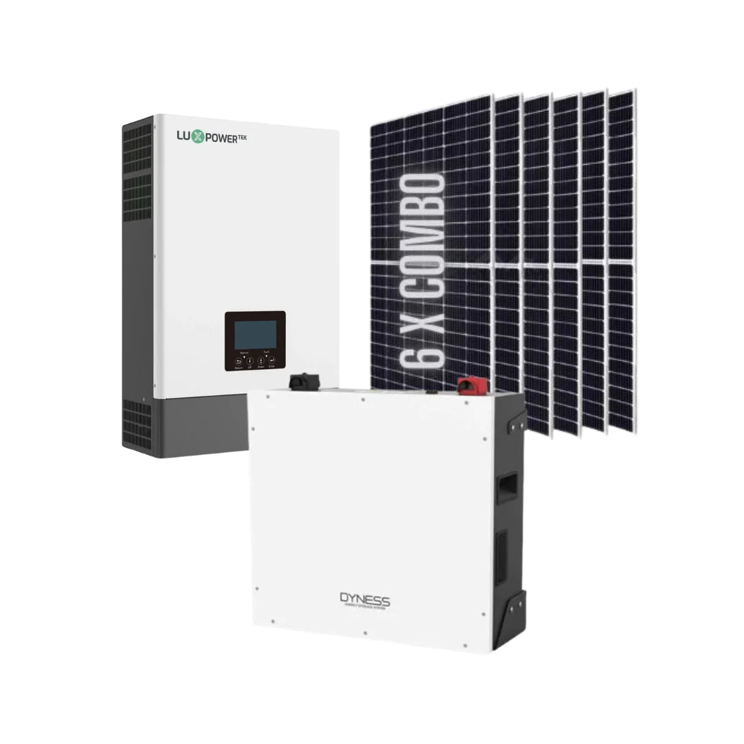 5KVA Luxpower MPPT Hybrid Solar Backup Power Combo Kit