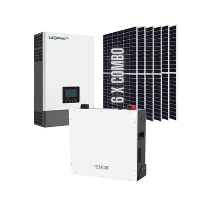 5KVA Luxpower MPPT Hybrid Inverter +6x 540W Canadian TIER 1 Solar Panels + 5.12 (DL5.0-1C) Dyness Lithium Battery Solar Backup Power Combo Kit