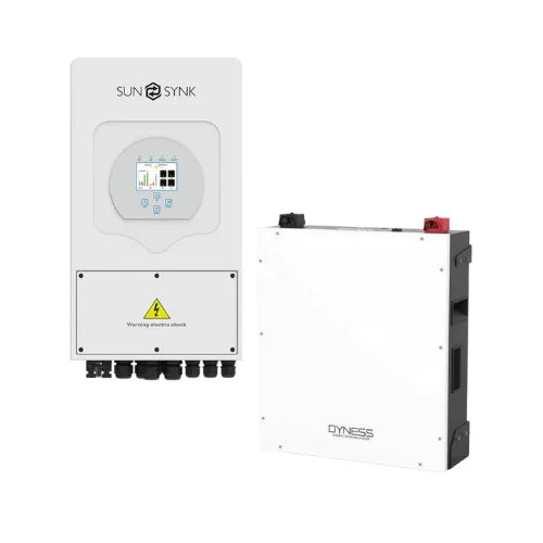 5.5KVA Sunsynk Hybrid Inverter + 1x Dyness 4.8kWh Lithium Battery Combo